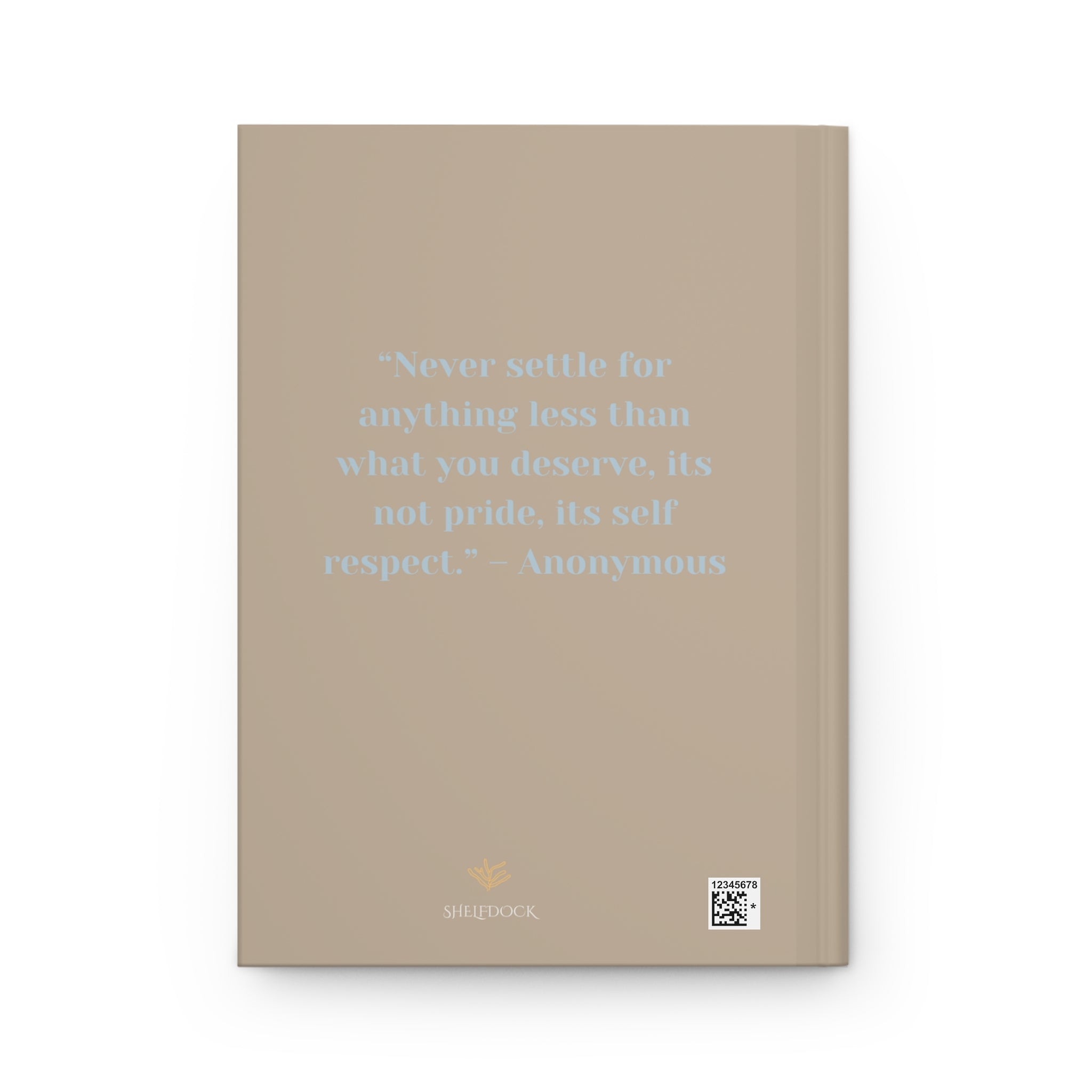 Hardcover Journal – Deserving | Minimalistic Empowering Journal