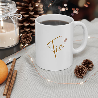 11 oz Mug with Customized Name - 'Love is Patient and Kind'