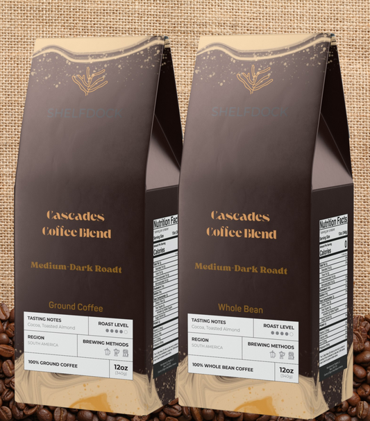 Medium-Dark Roast - Cascades Coffee Blend (12 oz)