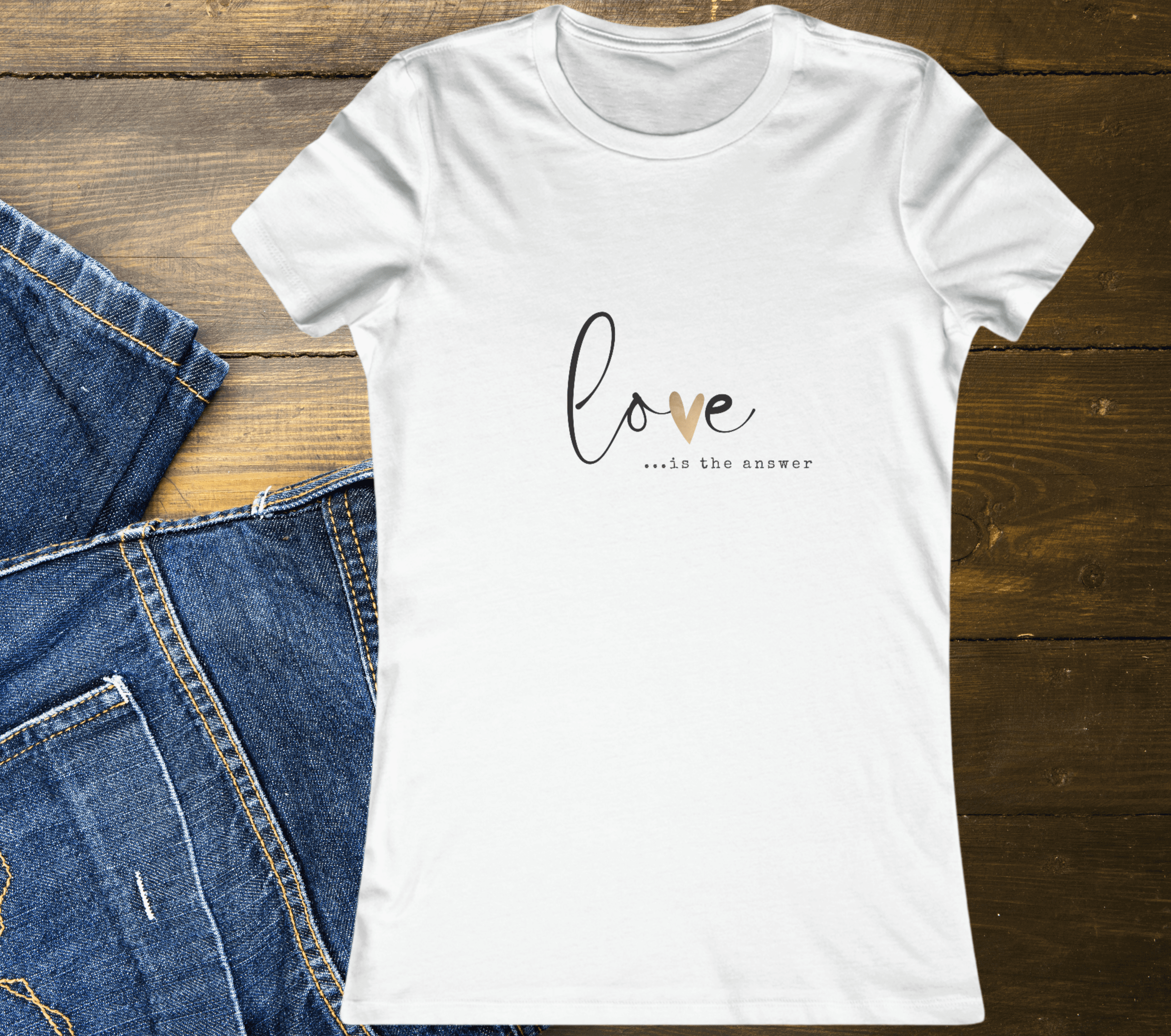 Love Is Everything Women's Graphic Tee - Unique Shirt with Inspiring Message