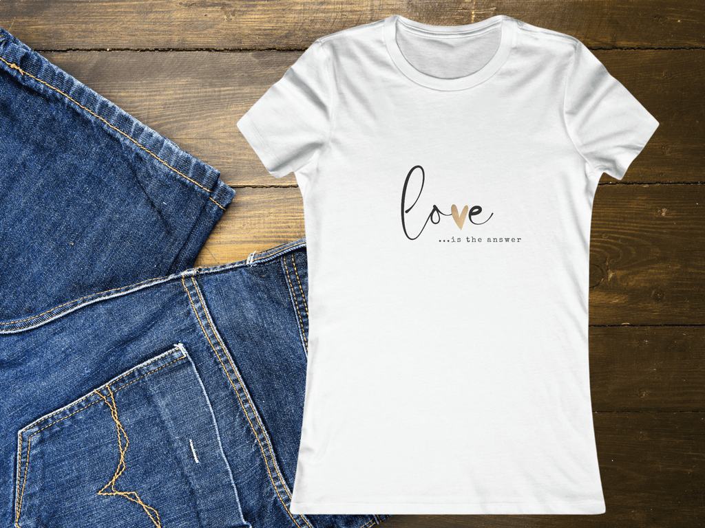 Love Is Everything Women's Graphic Tee - Unique Shirt with Inspiring Message