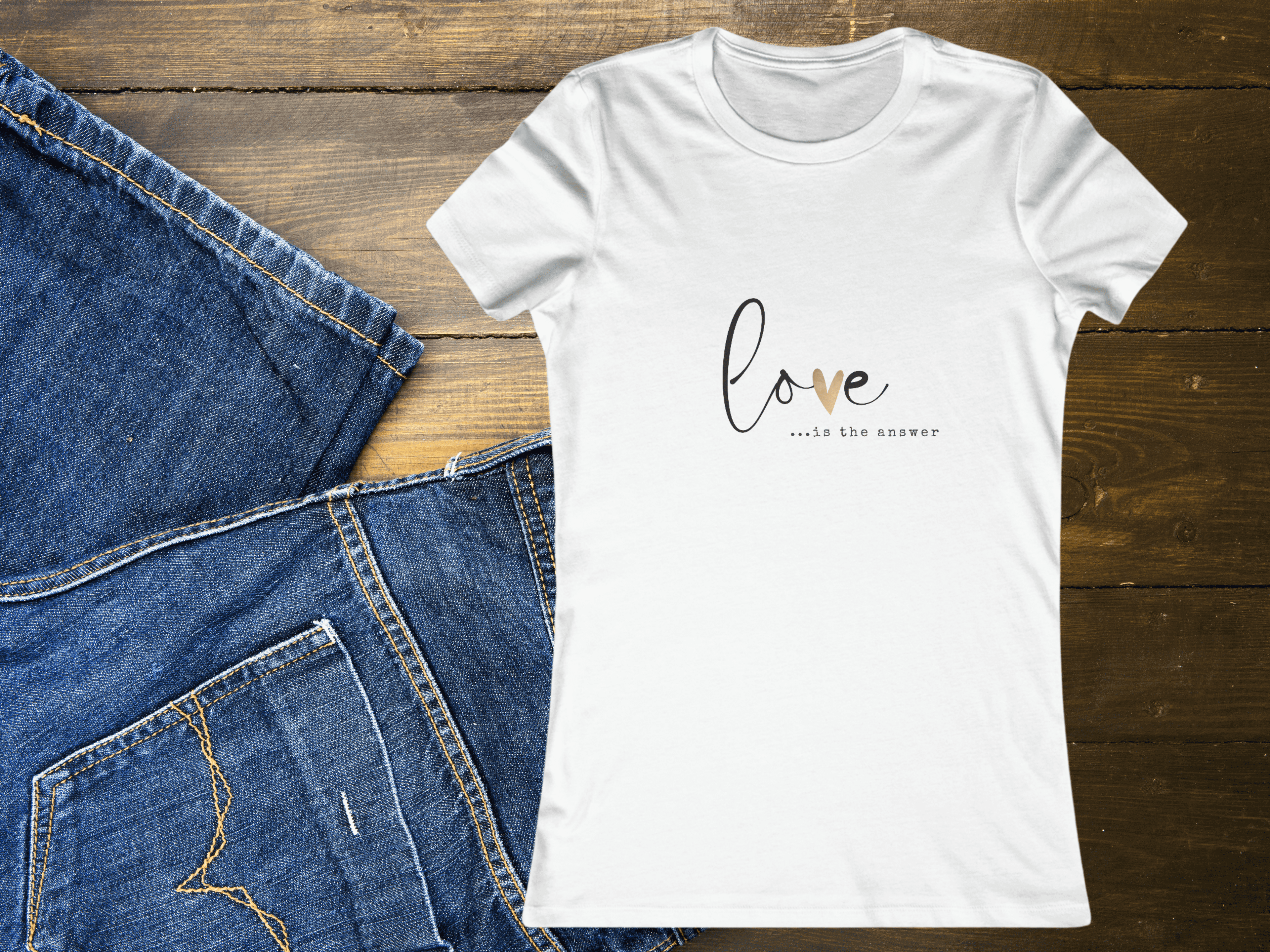 Love Is Everything Women's Graphic Tee - Unique Shirt with Inspiring Message