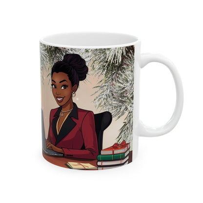 Slaying This Season Holiday Mug – Sip, Shine & Stay Focused