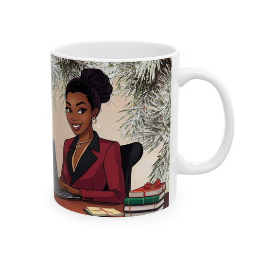 Slaying This Season Holiday Mug – Sip, Shine & Stay Focused