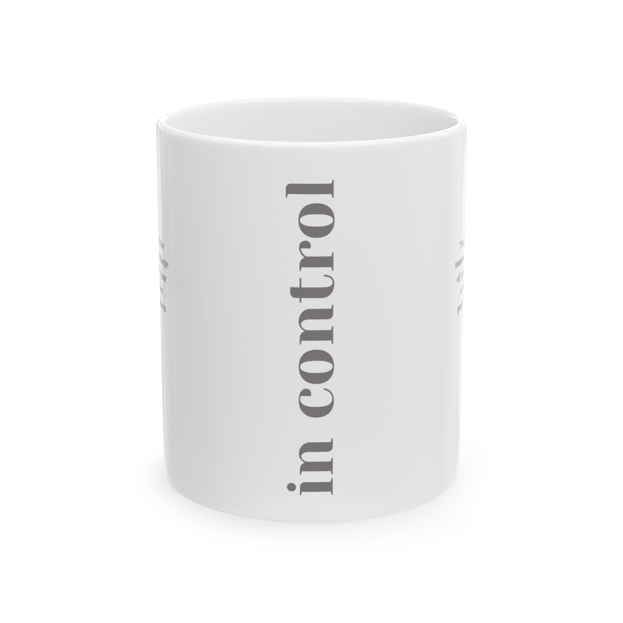'In Control' Mug – A Daily Reminder of Strength and Calm