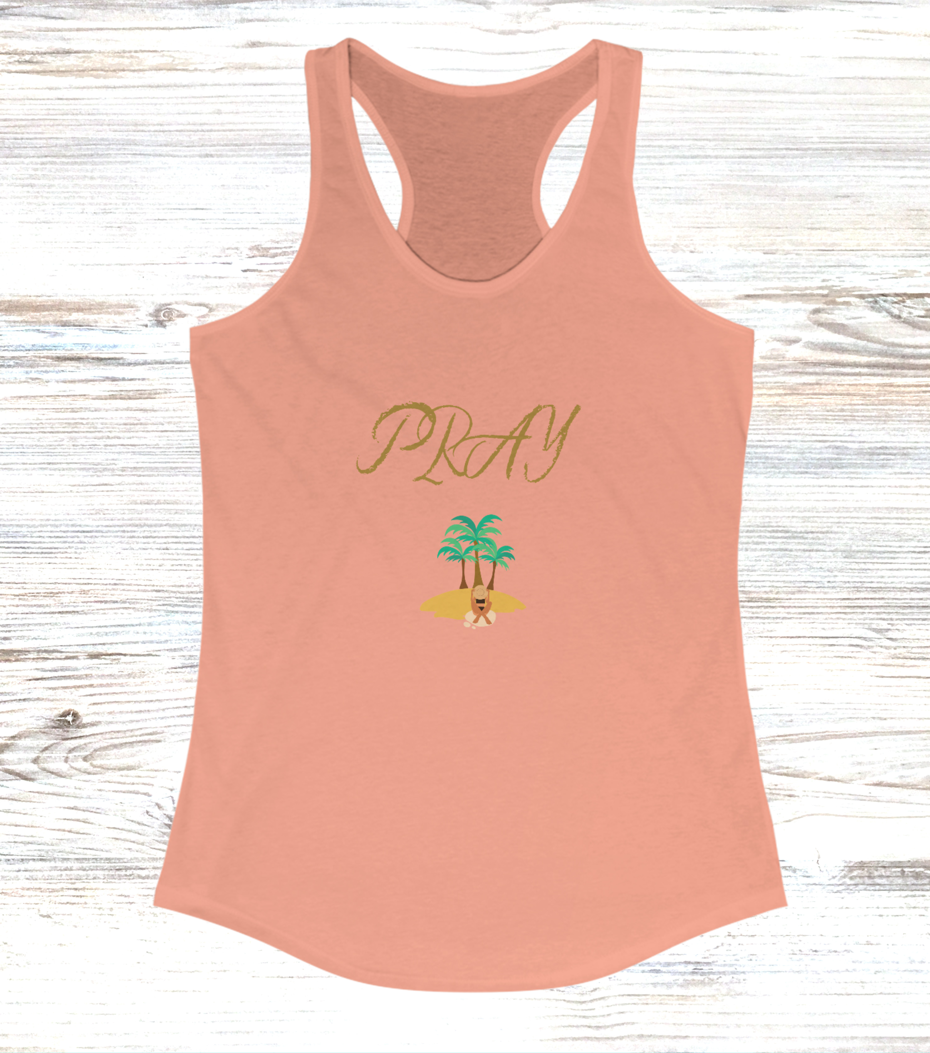 Pray: Women's Ideal Racerback Tank