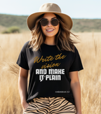 Habakkuk 2:2 Vision Unisex Tshirt - Inspiring Bible Verse