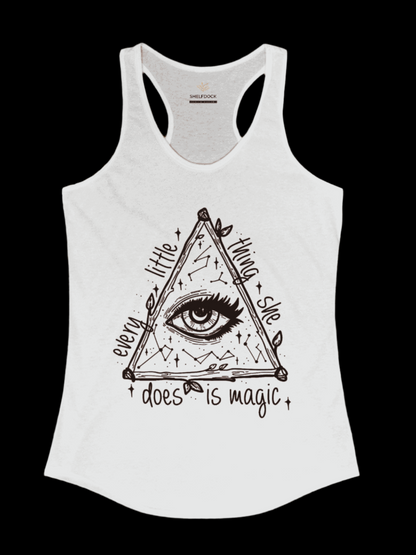 'Every Little Thing She Does Is Magic'  Women's Ideal Racerback Tank