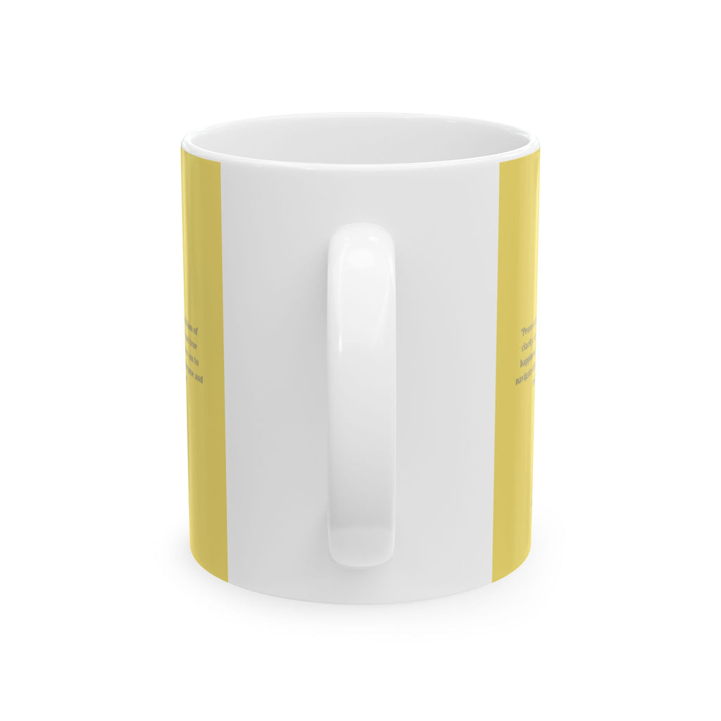 'Peace' Ceramic Mug - Minimalist Mindfulness Coffee Cup