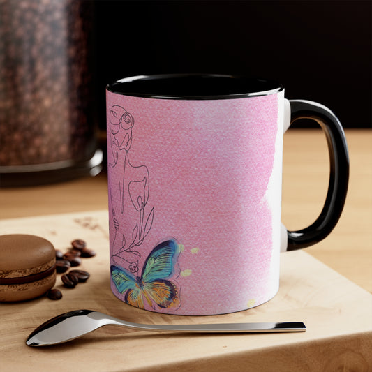 In My Feminine Era Accent Mug - Empowering Women's Statement Cup