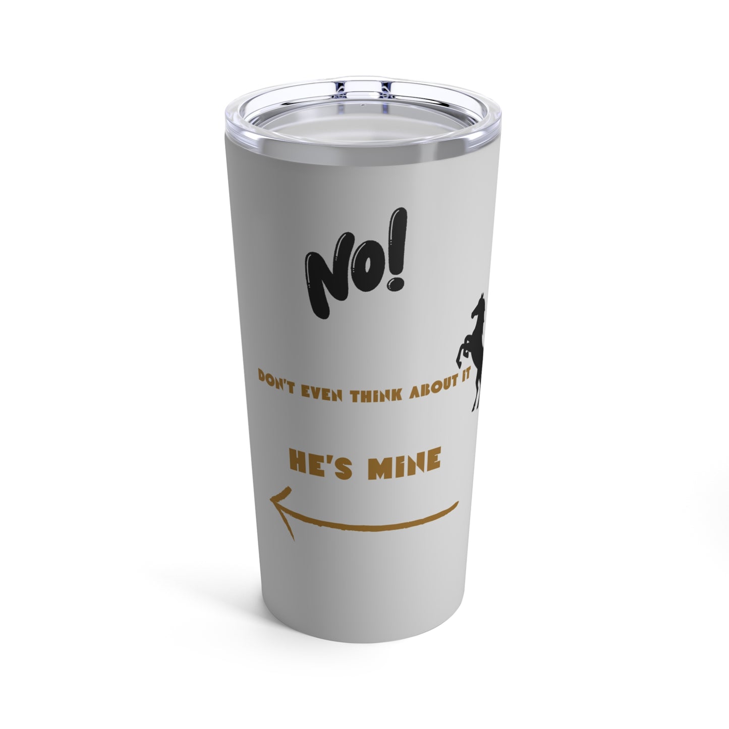 Couple's Claim: 20 oz Tumblers - 'She's Mine' and 'He's Mine'