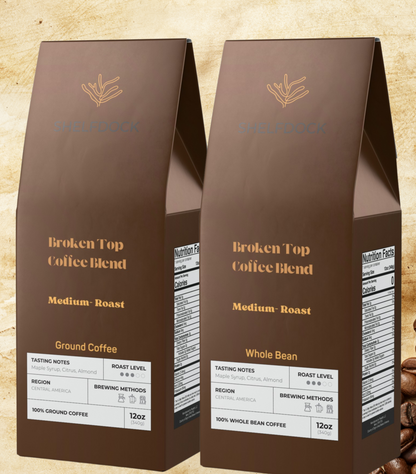 Medium Roast - Broken Top Coffee Blend (12 oz)