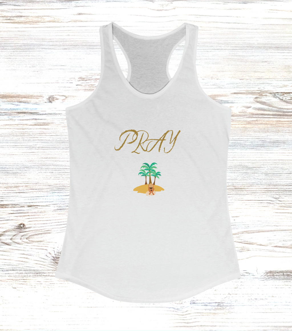 Pray: Women's Ideal Racerback Tank
