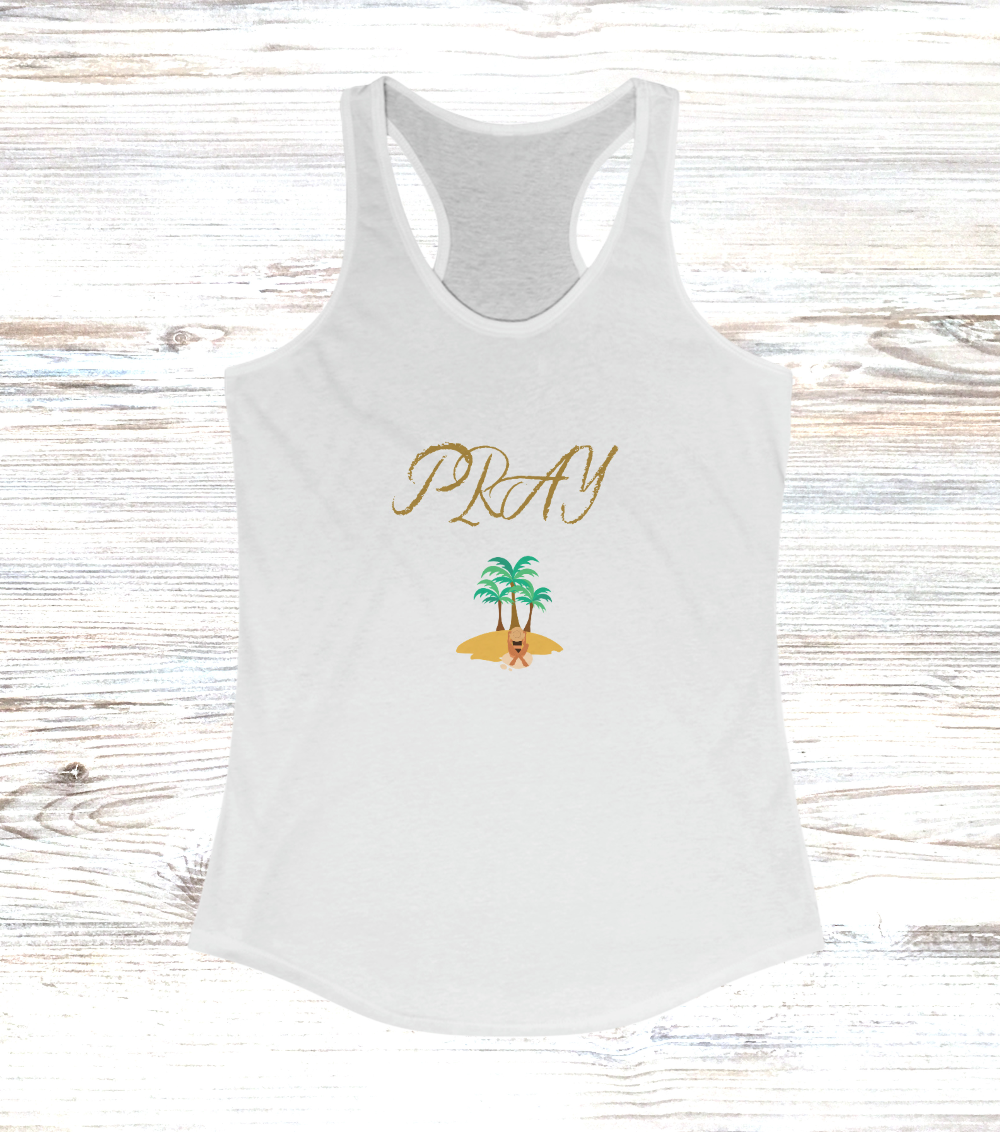 Pray: Women's Ideal Racerback Tank
