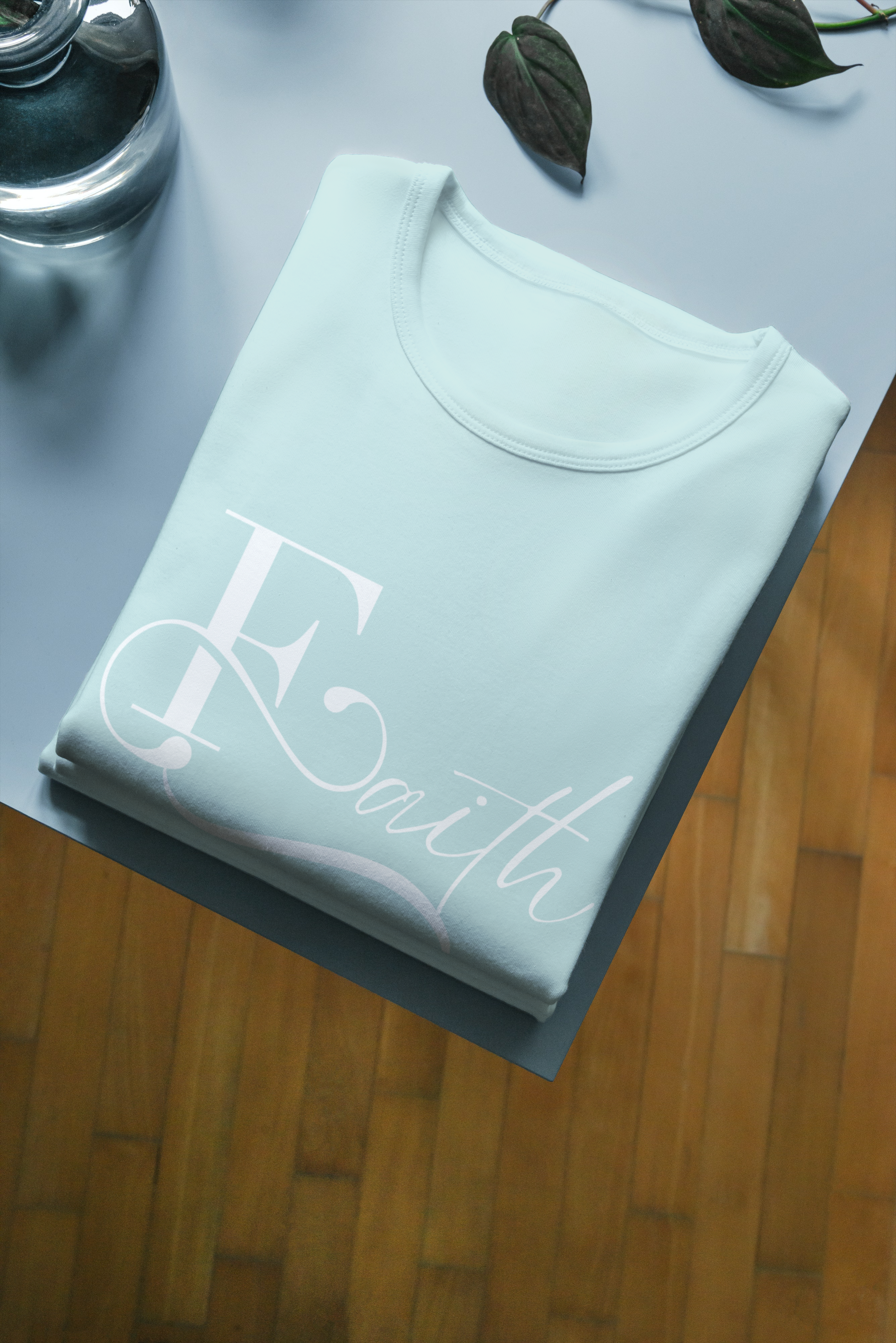 'Faith' Women's Softsyle T-Shirt: Inspiring Graphic Tee for Strength and Belief