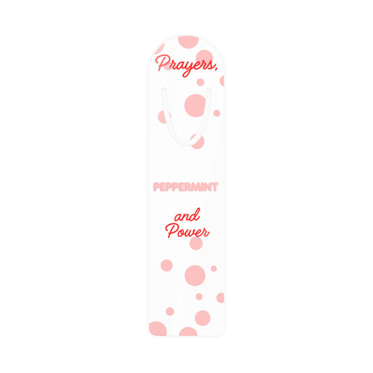 Prayers, Peppermint & Power – Bookmark of Faith & Focus