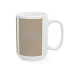 'Deserving' Ceramic Mug – A Daily Reminder That You’re Worth It
