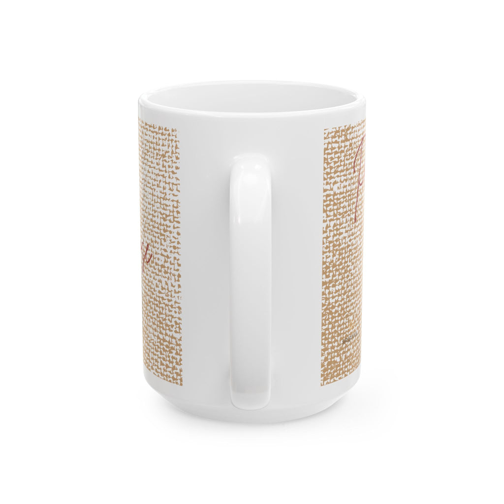 Peace, Love & Purpose Ceramic Mug – Sip with Serenity and Faith