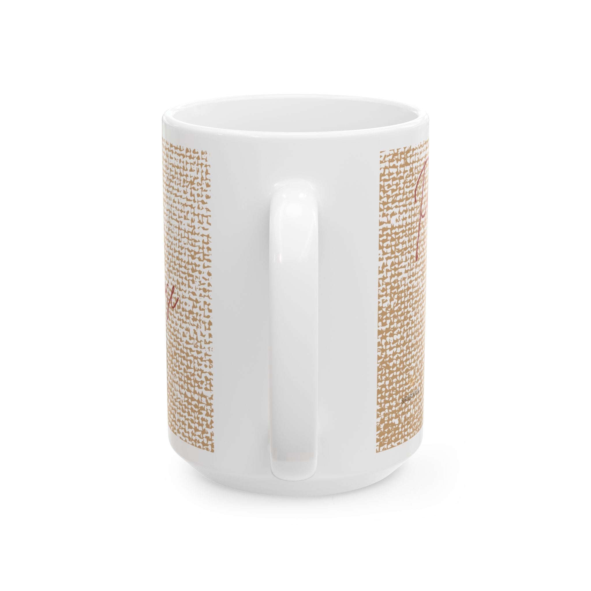 Peace, Love & Purpose Ceramic Mug – Sip with Serenity and Faith