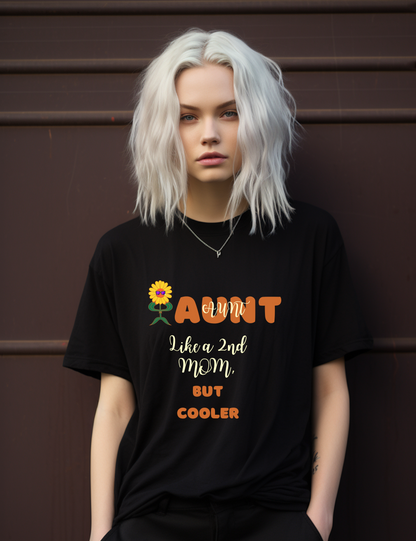 Floral Funk: Aunt Vibes Ultra Cotton Tee