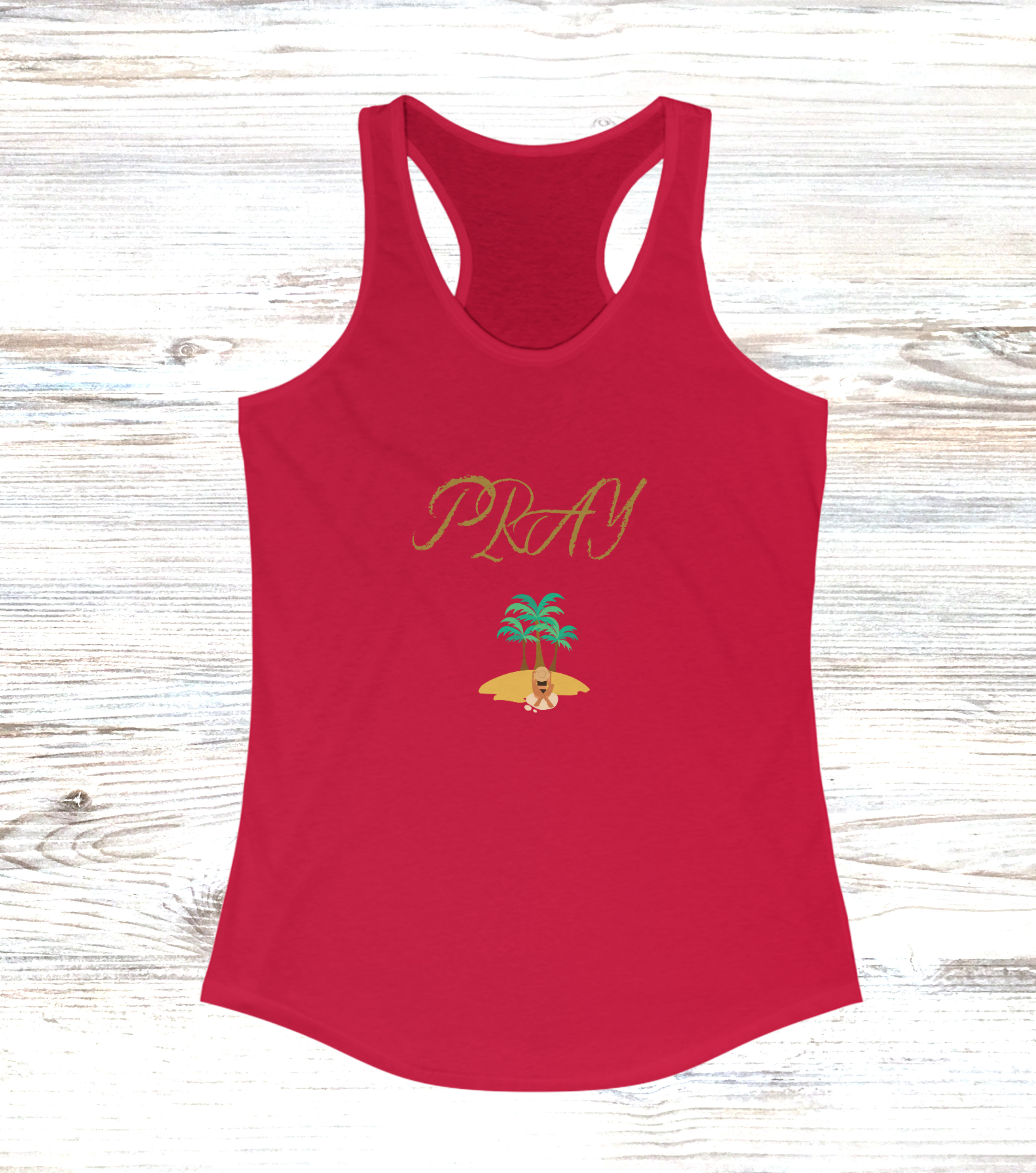 Pray: Women's Ideal Racerback Tank
