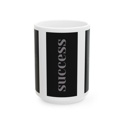 'Success' Mug - Minimalist Ambition and Focus Inspired