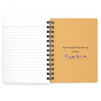 Empowering Spiral Bound Journal - Power Thoughts for Manifestation