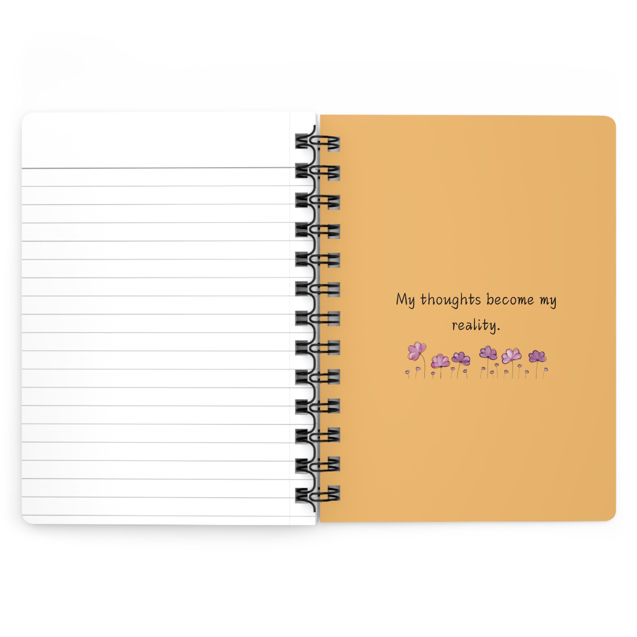 Empowering Spiral Bound Journal - Power Thoughts for Manifestation