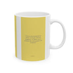 'Peace' Ceramic Mug - Minimalist Mindfulness Coffee Cup