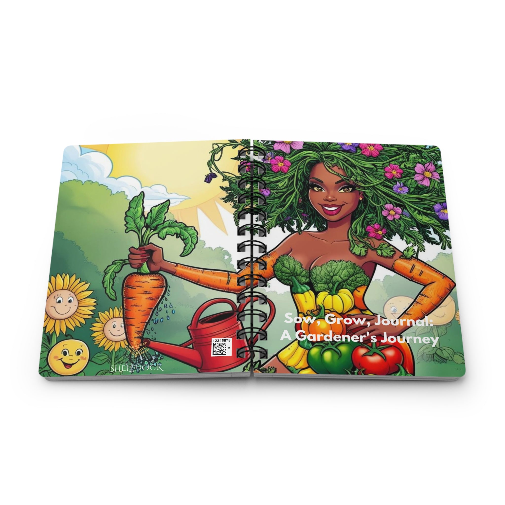 Sow, Grow, Journal: A Gardner's Journey - A Spiral-Bound Gardening Companion