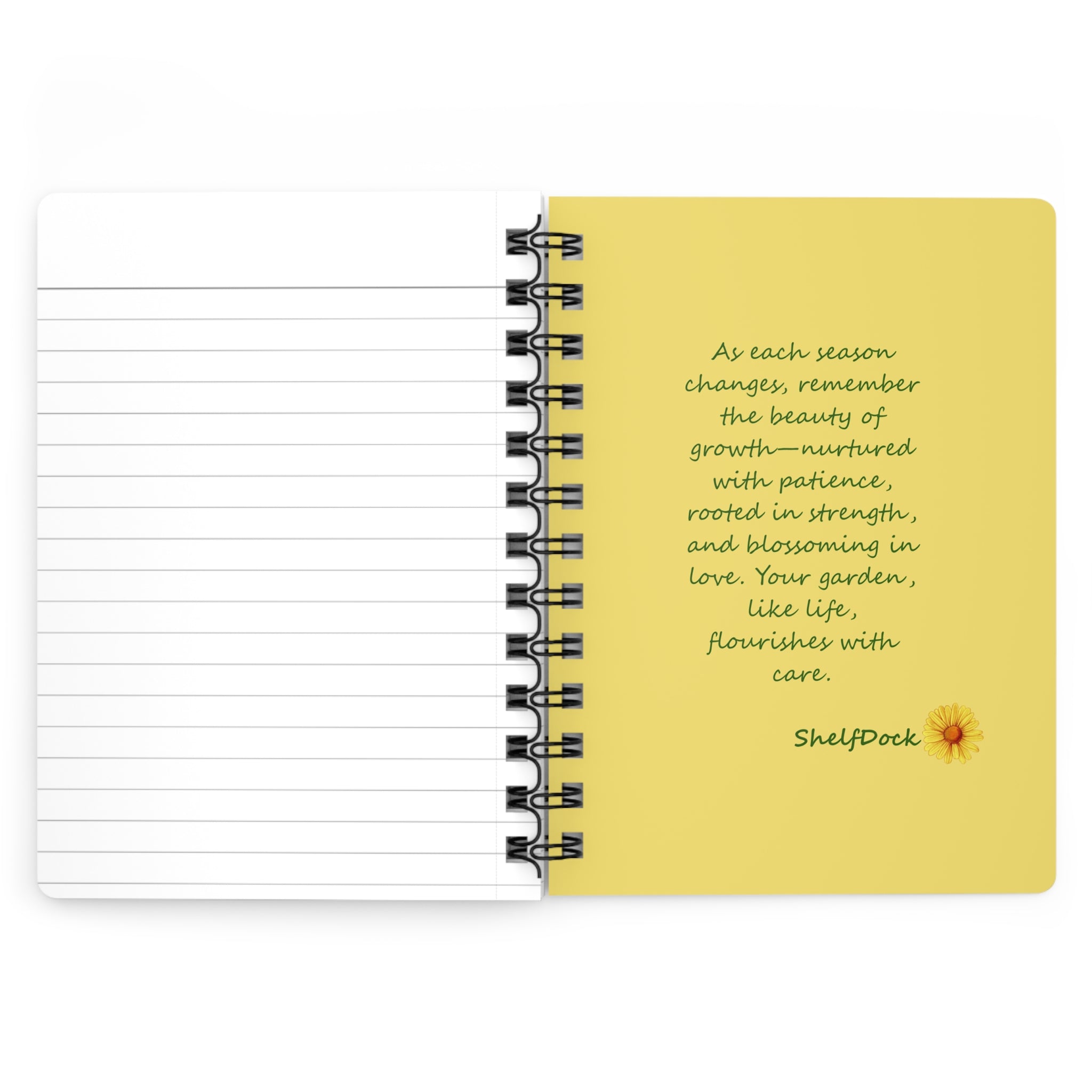 Blossoming Beauties:  A Sisterhood Garden Spiral Bound Journaling Notebook