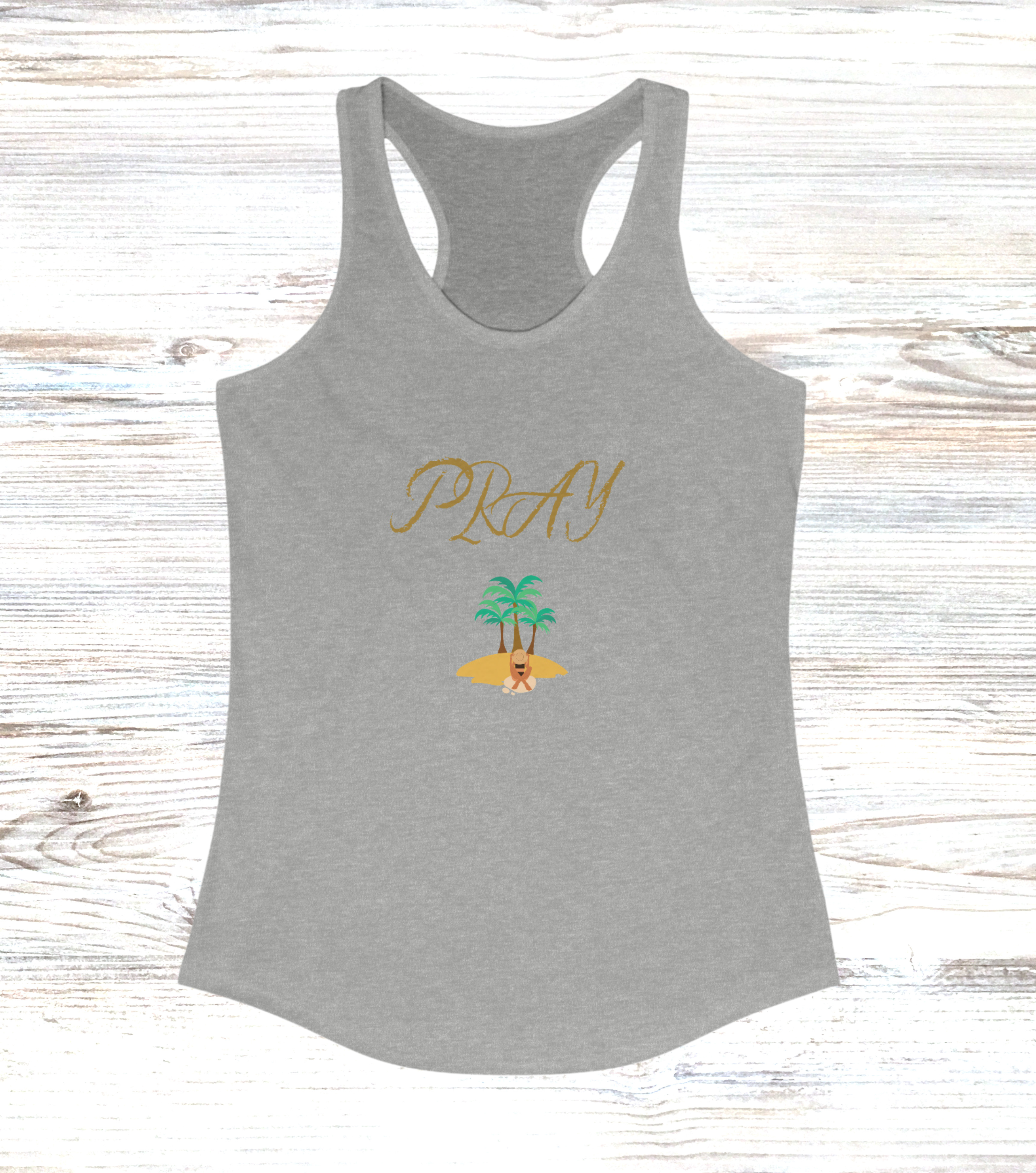 Pray: Women's Ideal Racerback Tank