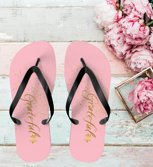 "Grateful" Steps Women's Flip Flops