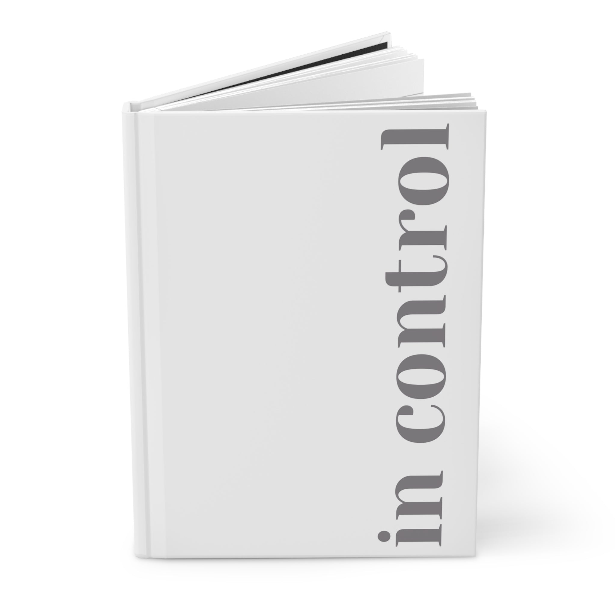 Hardcover Journal – In Control | Minimalistic Empowering Journal
