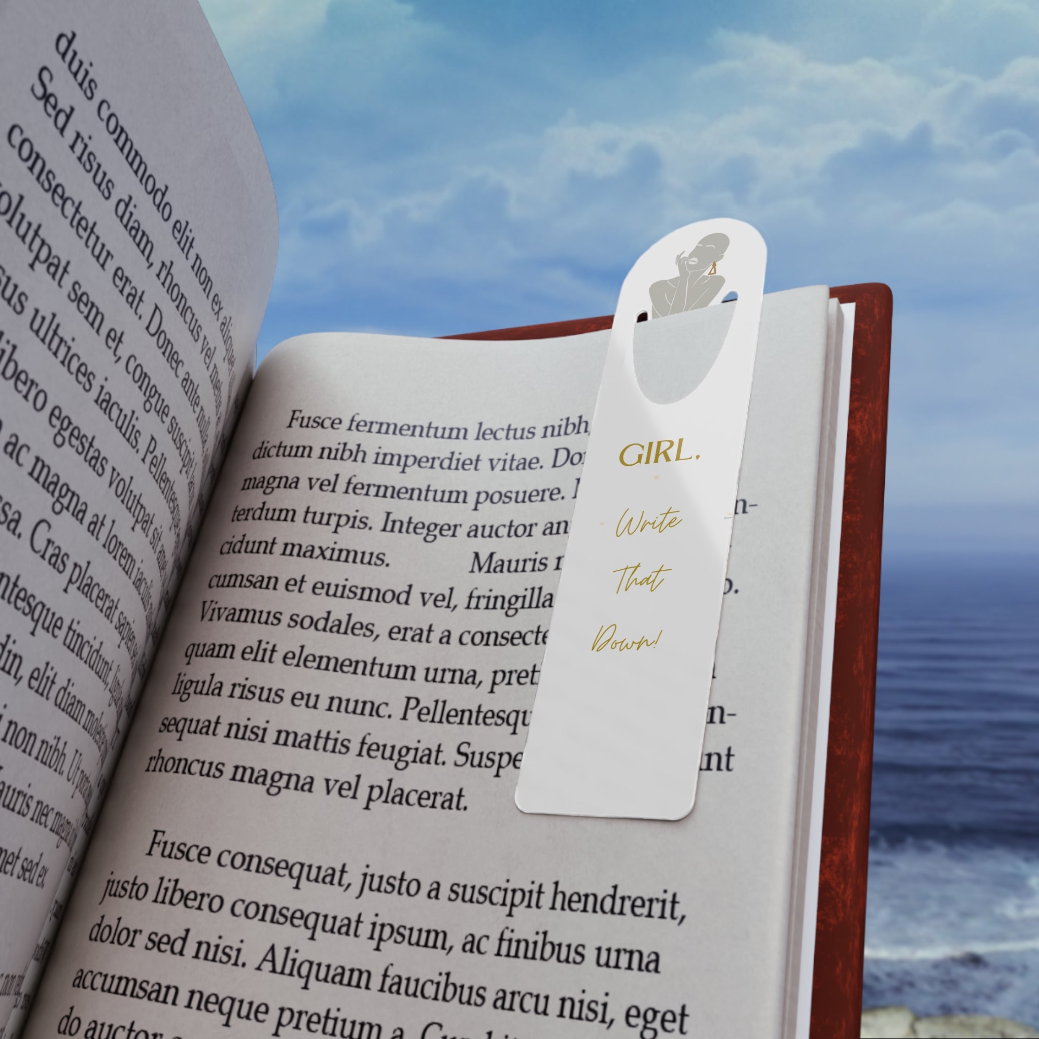 Girl, Write That Down Bookmark – Elegant Edition