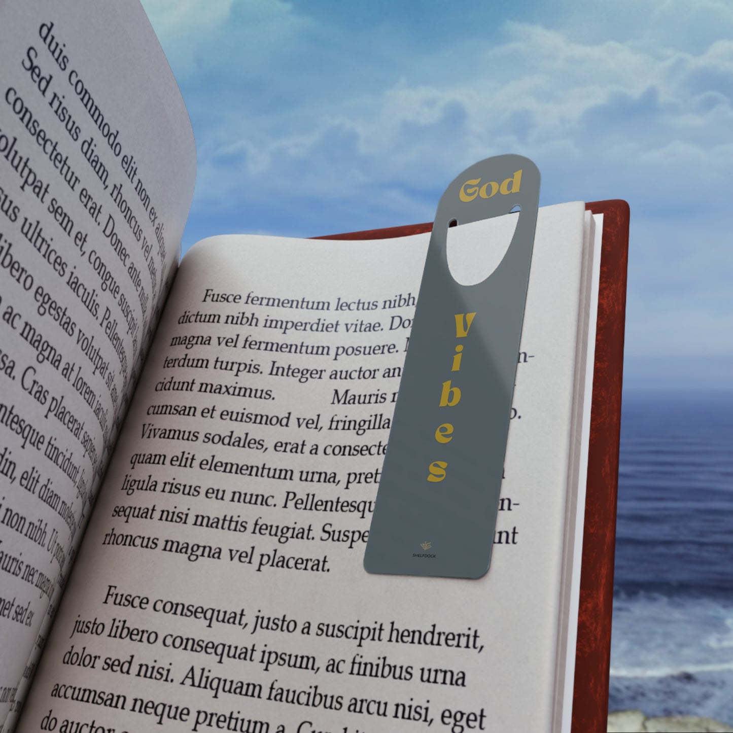 "God Vibes" Bookmark – Inspirational Faith-Based Page Marker for Daily Reflection