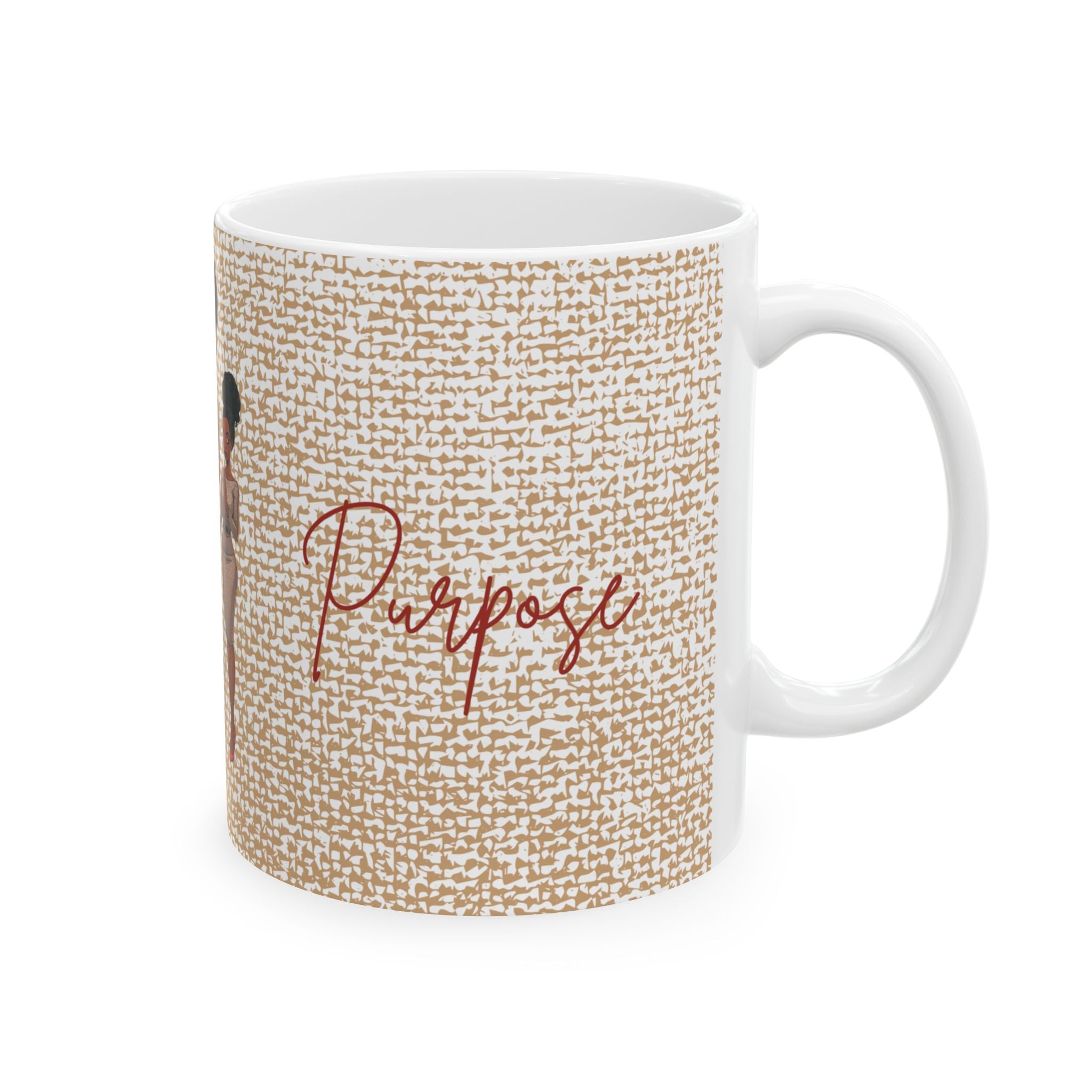 Peace, Love & Purpose Ceramic Mug – Sip with Serenity and Faith