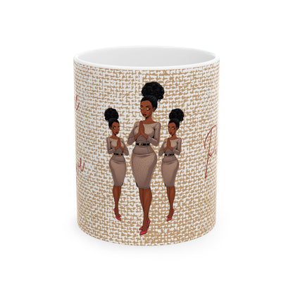 Peace, Love & Purpose Ceramic Mug – Sip with Serenity and Faith