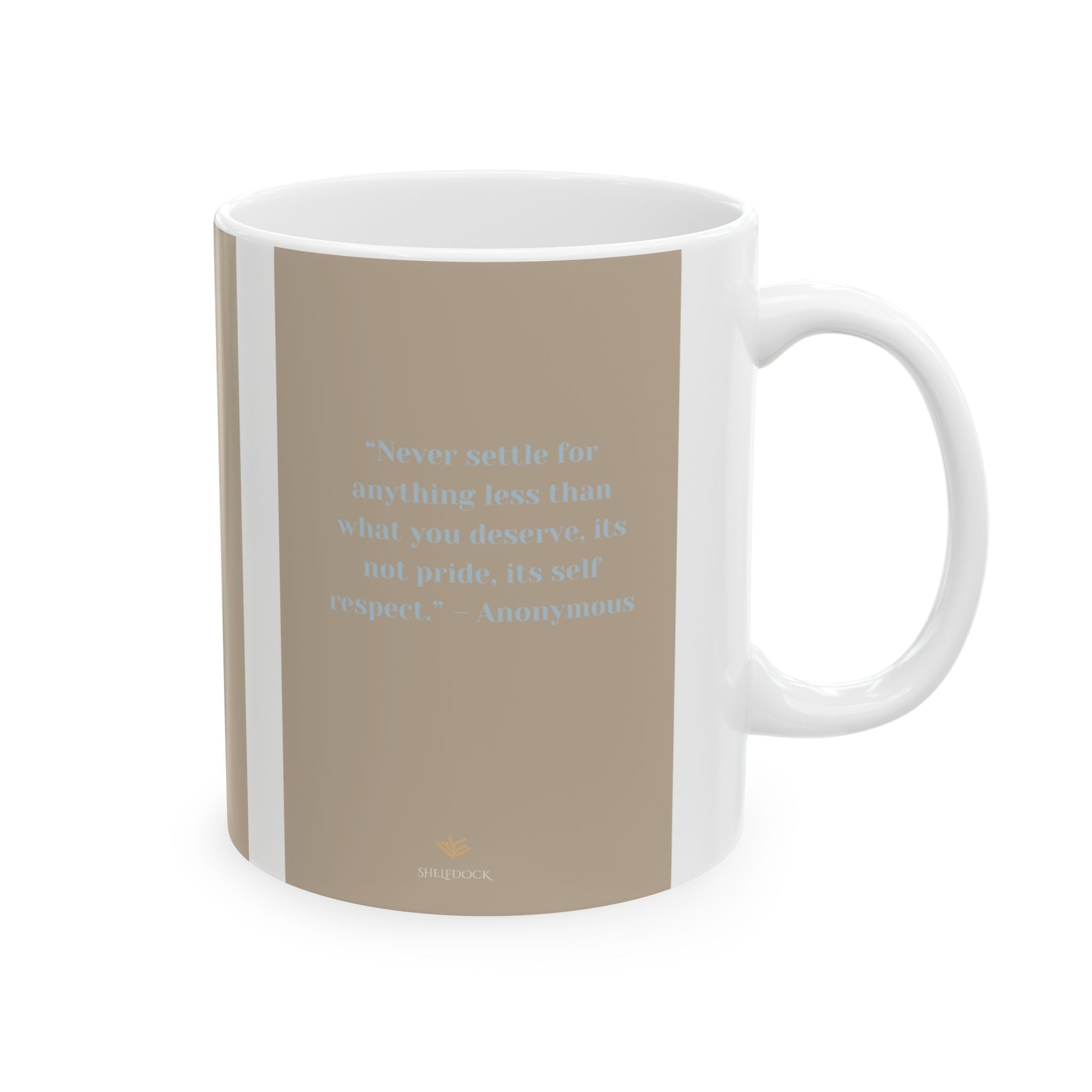 'Deserving' Ceramic Mug – A Daily Reminder That You’re Worth It