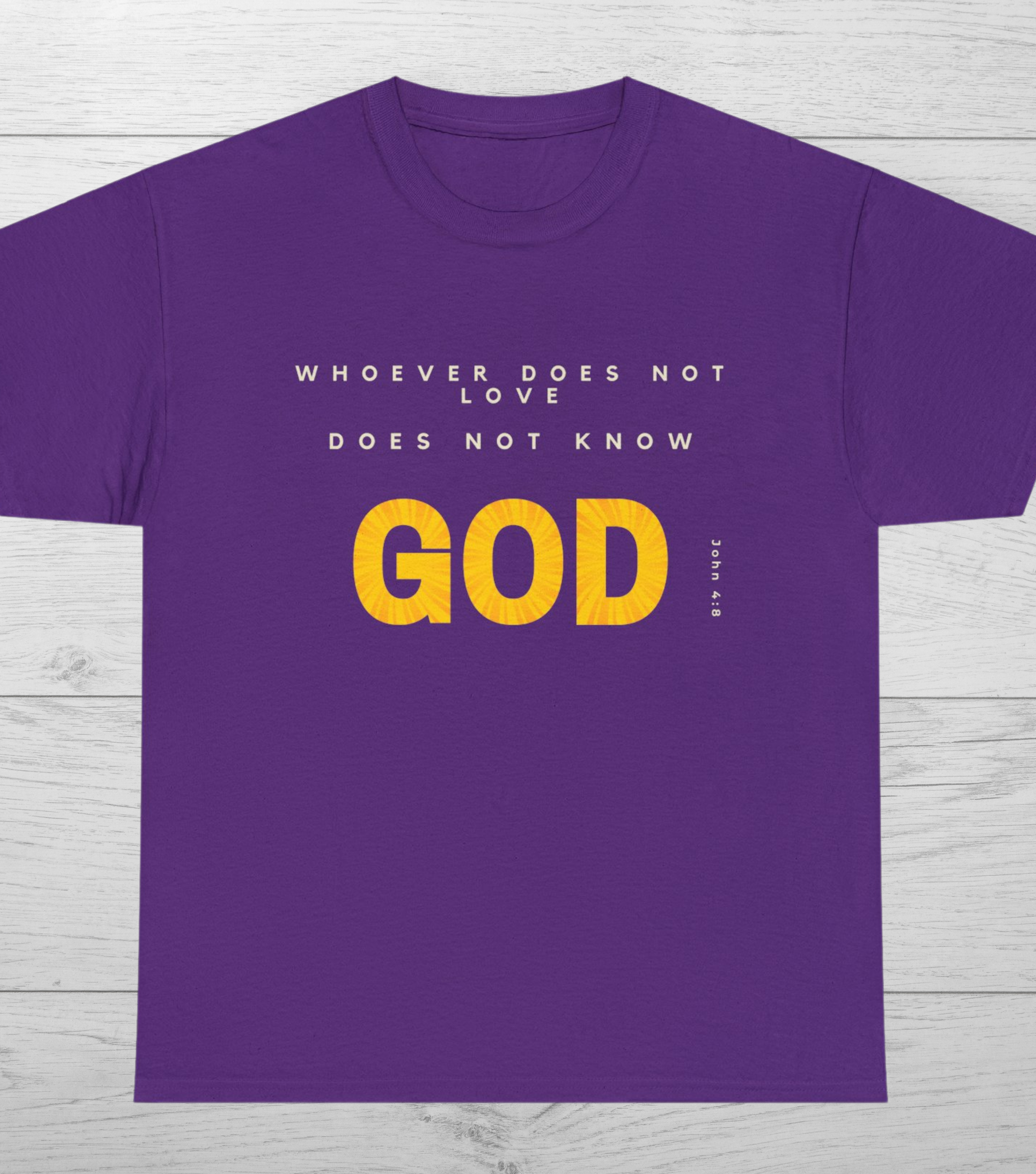 Divine Love Scripture Cotton Tee