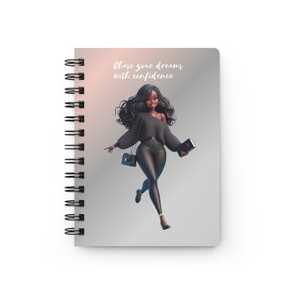 Spiral-Bound Journal – Chase Your Dreams with Confidence