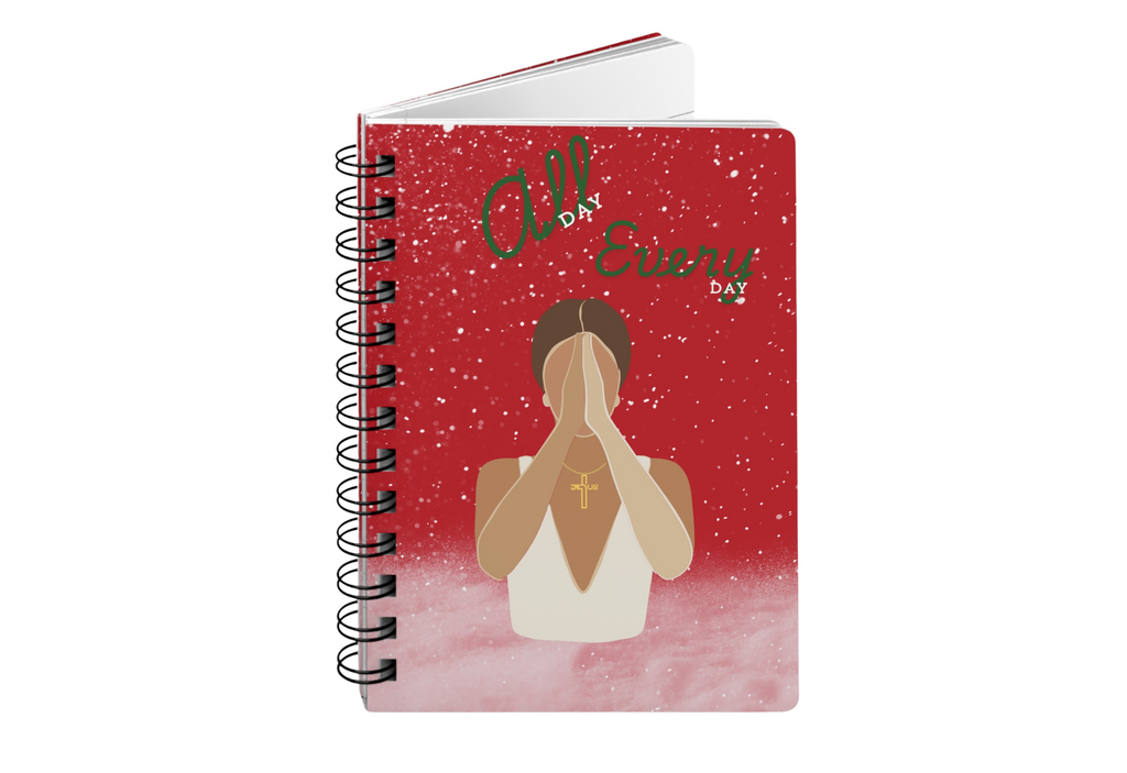 Praying Woman – Faith & Empowerment Spiral Bound Journal