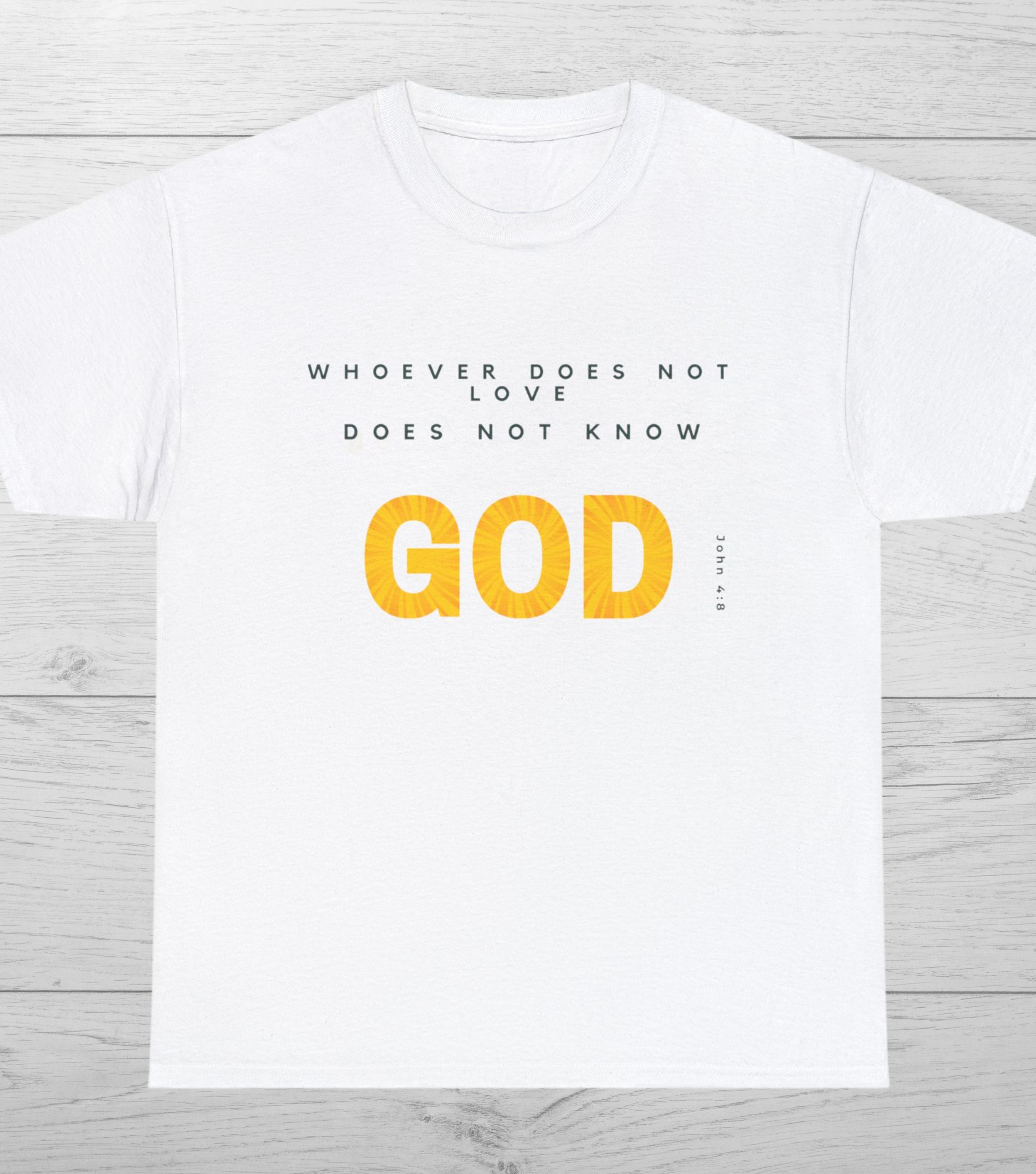 Divine Love Scripture Cotton Tee