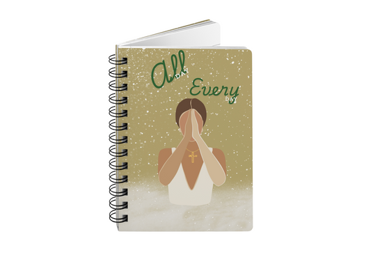 Praying Woman – Faith & Empowerment Spiral Bound Journal