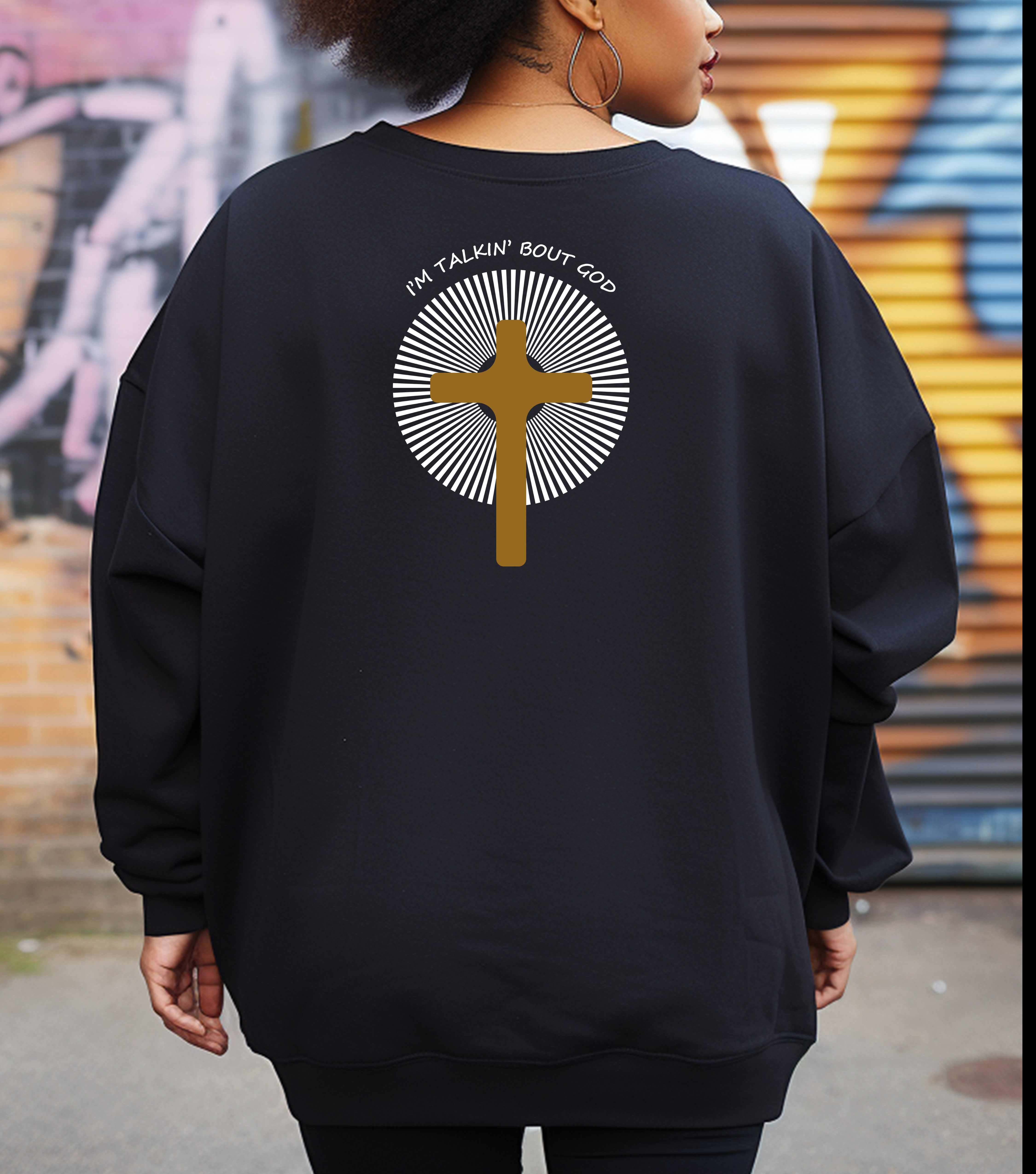 Faith-Based 'He's Amazing - I'm Talkin About God' Sweatshirt – God-Inspired Apparel