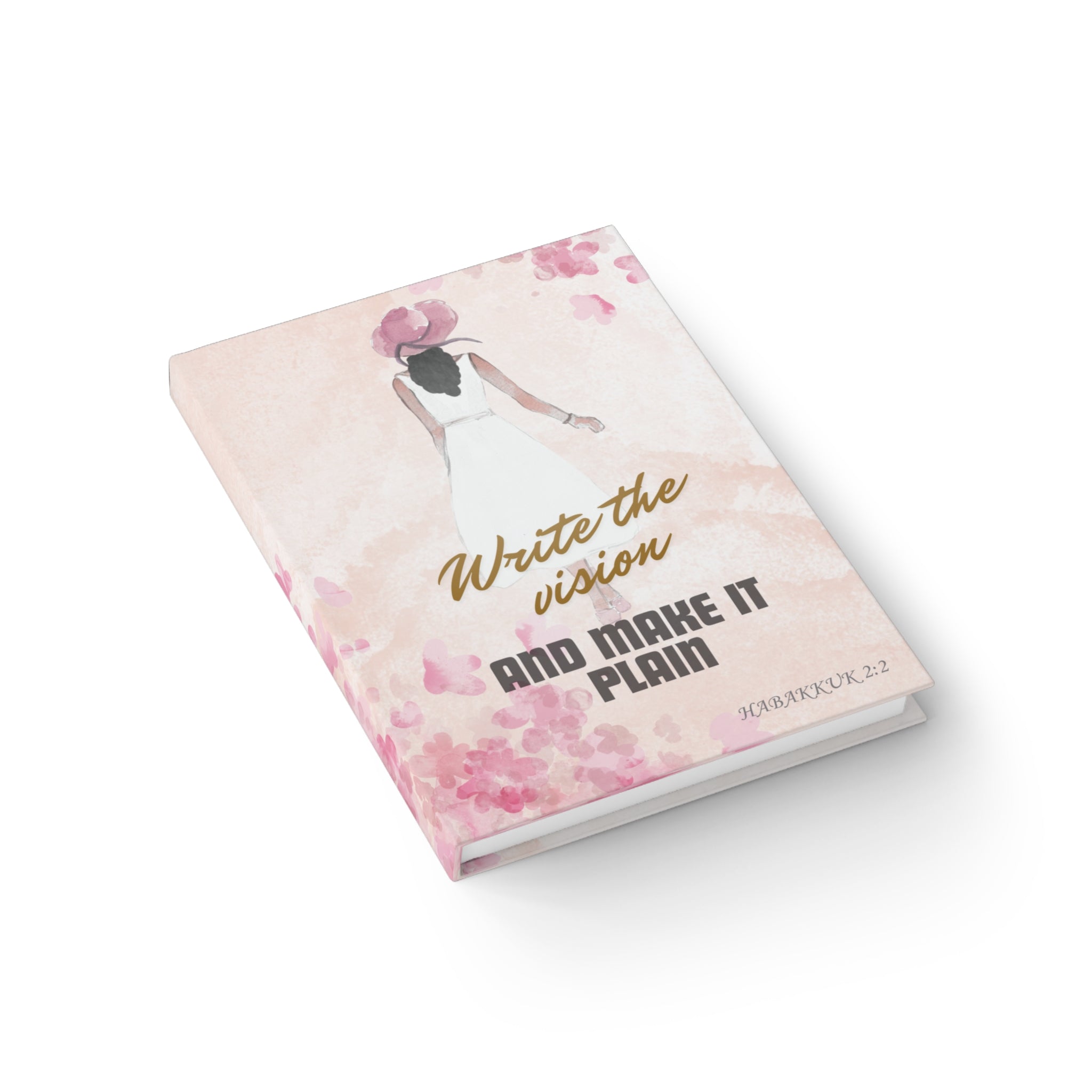 Habakkuk 2:2 Vision Ruled Line Journal - Elegant Design with Inspiring Bible Verse