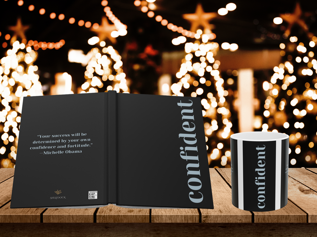 Hardcover Journal – Confident | Minimalistic Empowerment Journal