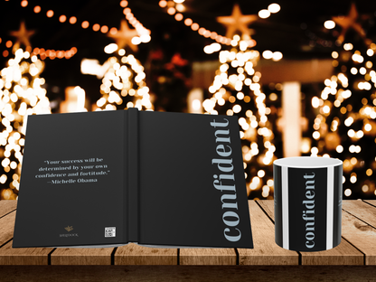 Hardcover Journal – Confident | Minimalistic Empowerment Journal