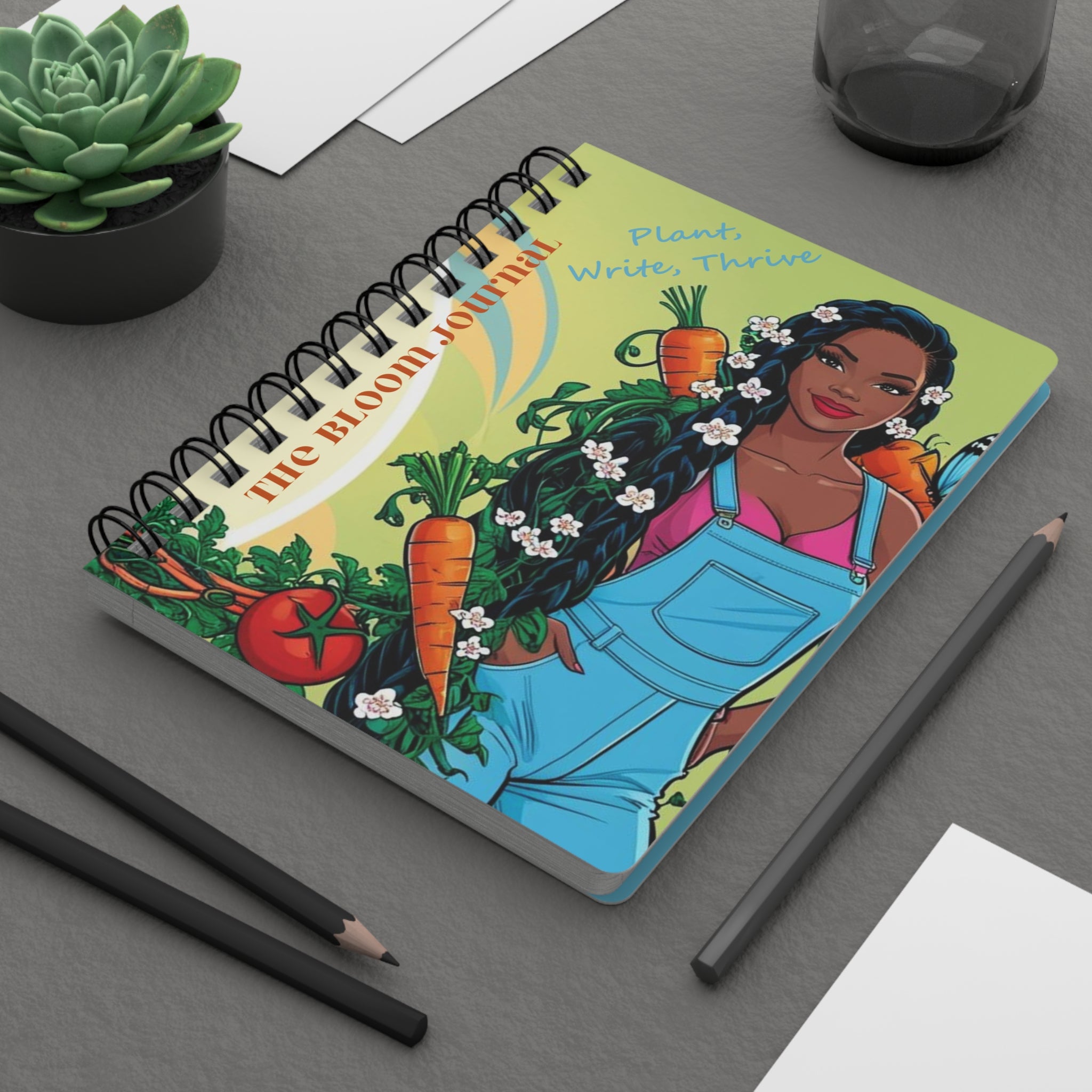 The Bloom Journal: Plant, Write, and Thrive - A Spiral-Bound Gardening Companion