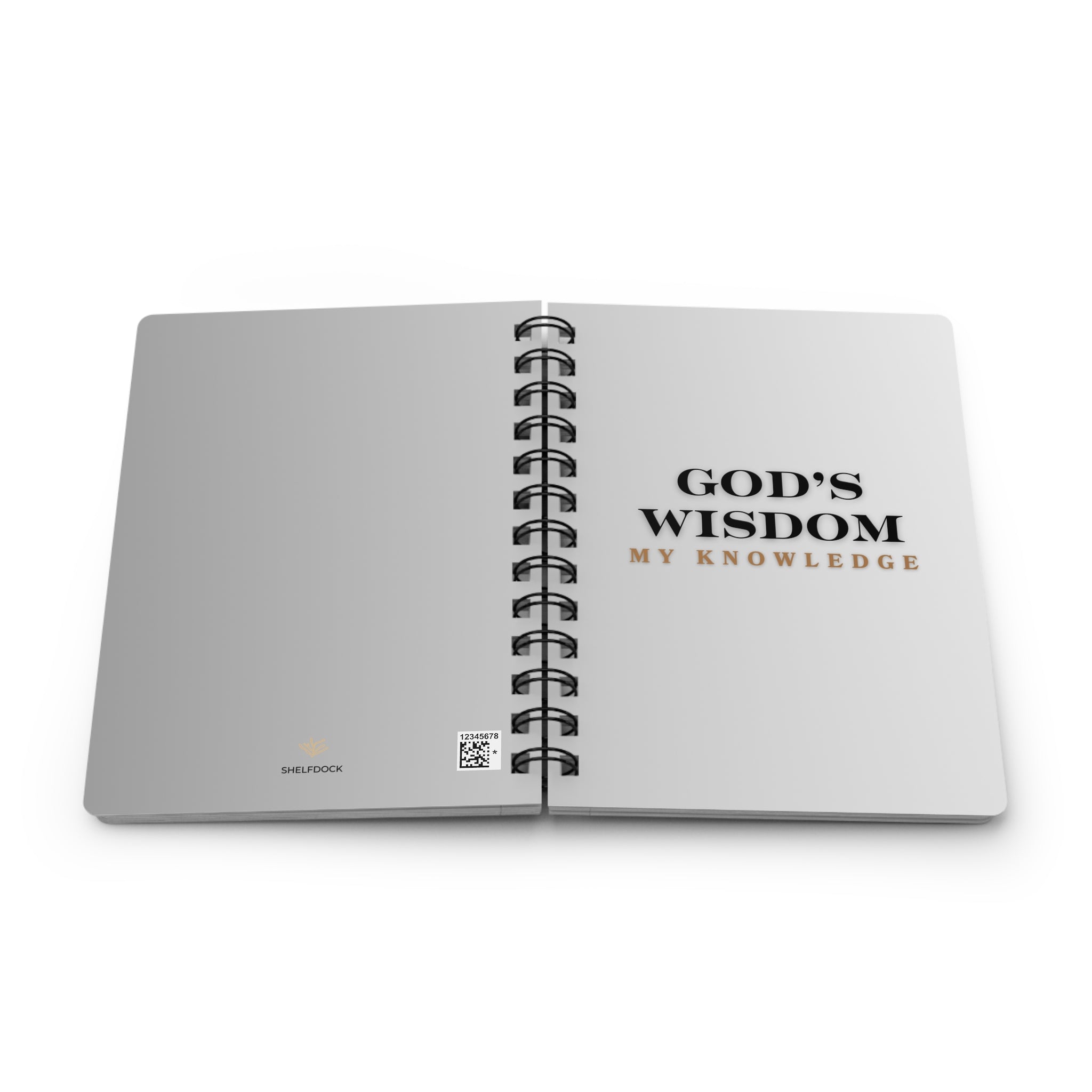 God's Wisdom, My Knowledge Inspirational Journal